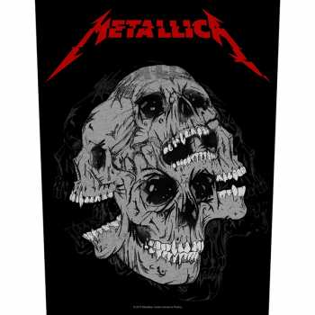 Merch Metallica: Zádová Nášivka Skulls 