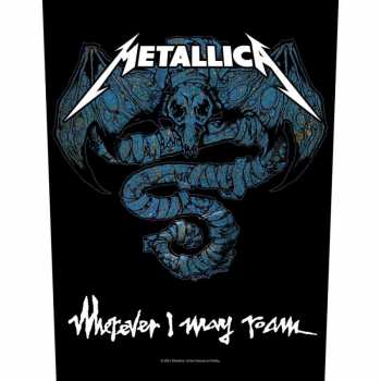 Merch Metallica: Zádová Nášivka Wherever I May Roam