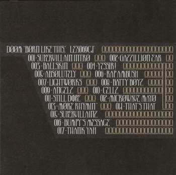 CD MF Doom: Born Like This 420003