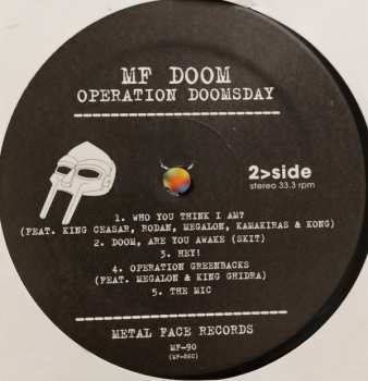 2LP MF Doom: Operation: Doomsday