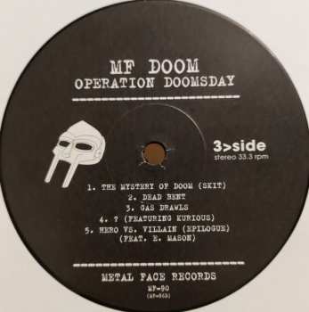 2LP MF Doom: Operation: Doomsday