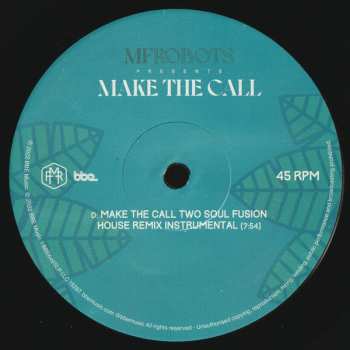 2LP MF Robots: Make The Call (Two Soul Fusion Remixes) 484080