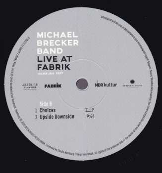 2LP The Michael Brecker Band: Live At Fabrik - Hamburg 1987 455344
