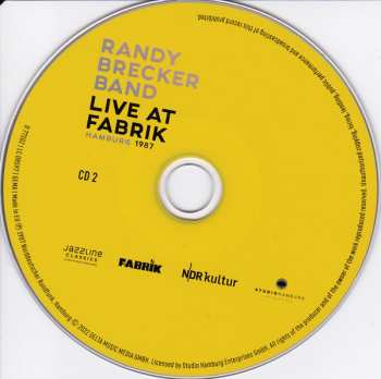2CD The Michael Brecker Band: Live At Fabrik Hamburg 1987 373154