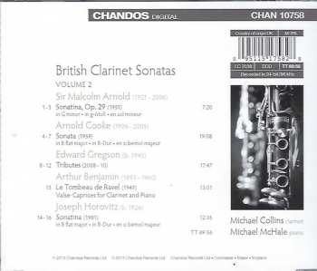 CD Michael Collins: British Clarinet Sonatas - Vol. 2 288885