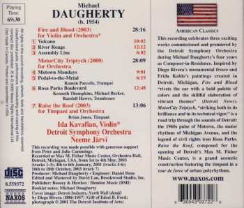CD Michael Daugherty: Fire & Blood • MotorCity Triptych • Raise The Roof 316808