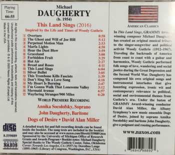 CD Michael Daugherty: This Land Sings: Inspired By The Life And Times Of Woody Guthrie 236917