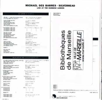 CD Michael Des Barres: Live At The Rainbow London 247243
