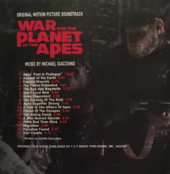 CD Michael Giacchino: War For The Planet Of The Apes (Original Motion Picture Soundtrack) 400115
