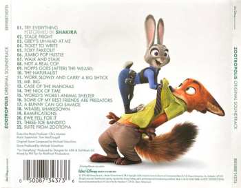 CD Michael Giacchino: Zootropolis (Original Motion Picture Soundtrack) 521867