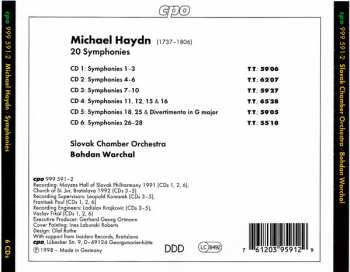 6CD Michael Haydn: 20 Symphonies 119051