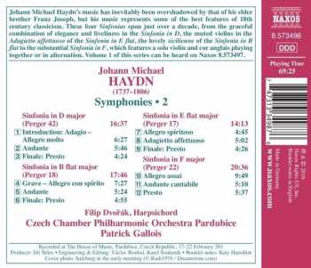 CD Michael Haydn: Symphonies • 2 279505