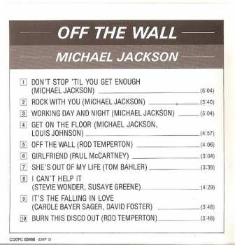 CD Michael Jackson: Off The Wall 362664