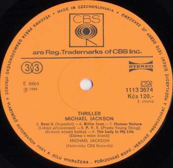 LP Michael Jackson: Thriller 41997