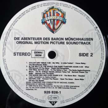 LP Michael Kamen: Die Abenteuer Des Baron Münchhausen Original Motion Picture Soundtrack 512338