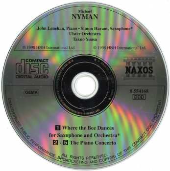 CD Michael Nyman: The Piano Concerto - Where The Bee Dances (For Saxophone And Orchestra) 334068