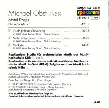CD Michael Obst: Metal Drops 494321
