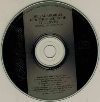 CD Michael Pohl: Die Sauerorgel Der Thomaskirche Leipzig - Michael Pohl Spielt Werke Von Widor, Boellmann Und Reubke 155495