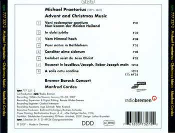 CD Michael Praetorius: Puer Natus In Bethlehem (Advent And Christmas Music) 113833