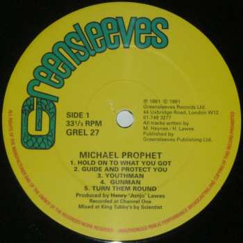LP Michael Prophet: Michael Prophet (Gunman) 70890