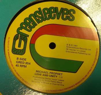 LP Michael Prophet: You Are A No Good / Love And Unity 426095