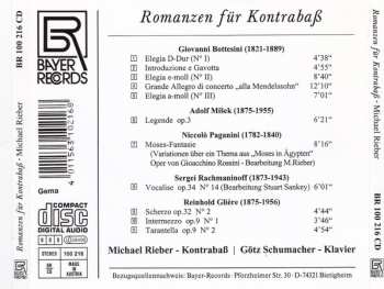 CD Michael Rieber: Romanzen Für Kontrabaß  335412