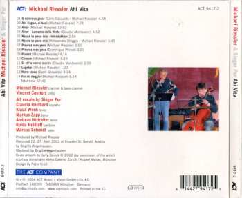 CD Michael Riessler: Ahi Vita 448492