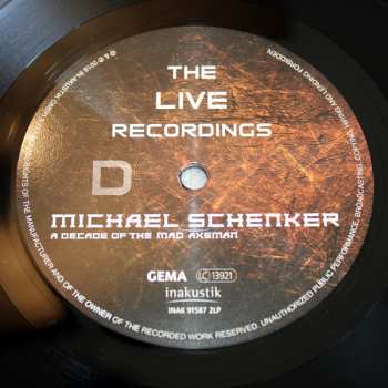 2LP Michael Schenker: Michael Schenker  ‎– A Decade Of The Mad Axeman (The Live Recordings) 88838