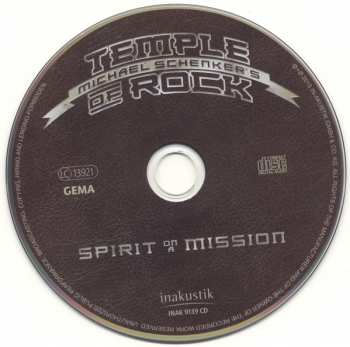 CD Michael Schenker's Temple Of Rock: Spirit On A Mission 34101