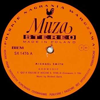 LP Michael Smith: Geomusic 50311