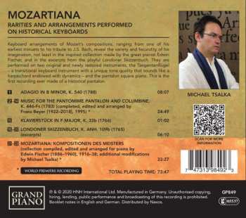 CD Michael Tsalka: Mozartiana: Rarities And Arrangements Performed On Historical Keyboards 428322