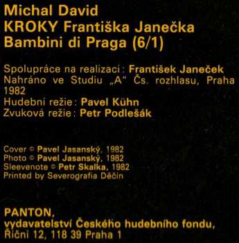 LP Michal David: Michal David, Kroky Františka Janečka 42807