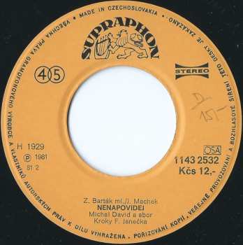 SP Michal David: Nenapovídej / Proč Právě Já