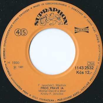 SP Michal David: Nenapovídej / Proč Právě Já