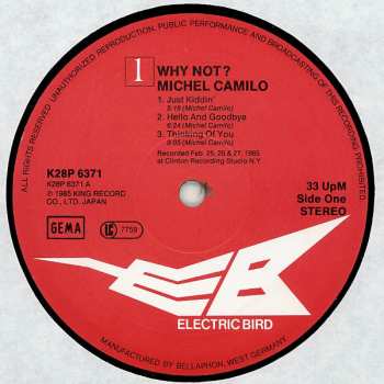 LP Michel Camilo: Why Not? 502066