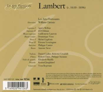 CD Michel Lambert: Airs De Cour 265216