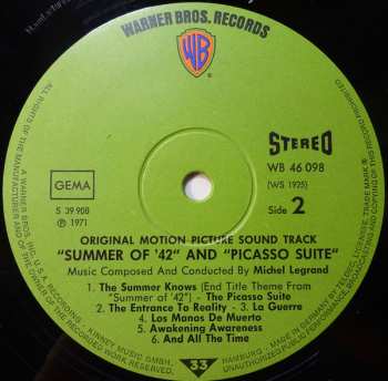 LP Michel Legrand: Summer Of '42