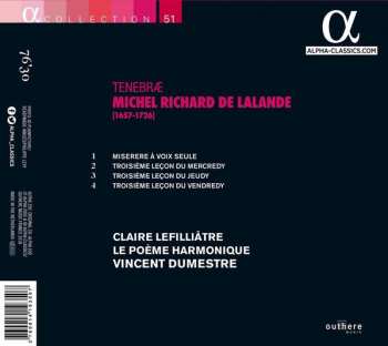 CD Michel Richard Delalande: Tenebræ 285264