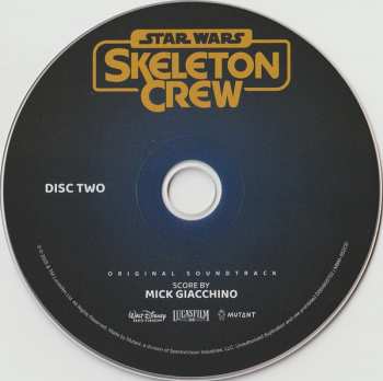 2CD Mick Giacchino: Star Wars: Skeleton Crew (Original Soundtrack)