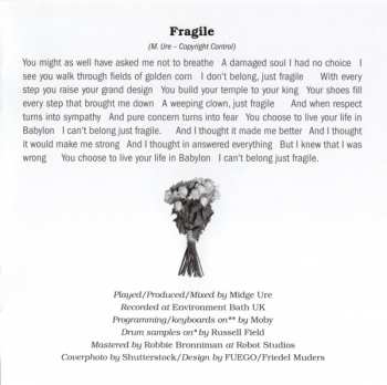 CD Midge Ure: Fragile 92462