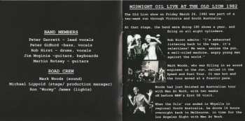 CD Midnight Oil: Live At The Old Lion, Adelaide 1982 536405