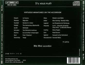 CD Mie Miki: S'il Vous Plaît (Virtuoso Miniatures On The Accordion) 113542