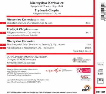 CD Mieczysław Karłowicz: Symphonic Poems; Allegro de Concerto 319405