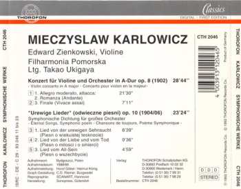 CD Mieczysław Karłowicz: Symphonische Werke 529007