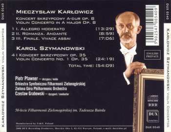 CD Mieczysław Karłowicz: Violin Concertos 309176
