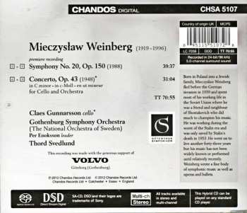 SACD Mieczysław Weinberg: Cello Concerto - Symphony No. 20 326312