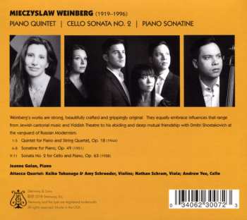 CD Mieczysław Weinberg: Piano Quintet; Cello Sonata No. 2; Piano Sonatine 342242