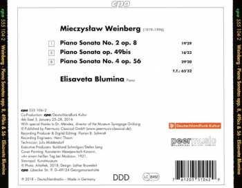 CD Mieczysław Weinberg: Piano Sonatas Opp. 9, 49bis & 56 120616