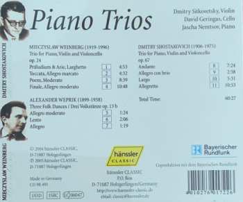 CD Mieczysław Weinberg: Piano Trios  528420