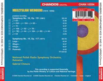 CD Mieczysław Weinberg: Symphonies, Vol. 3 - Symphony No. 14 • Symphony No. 16 329947
